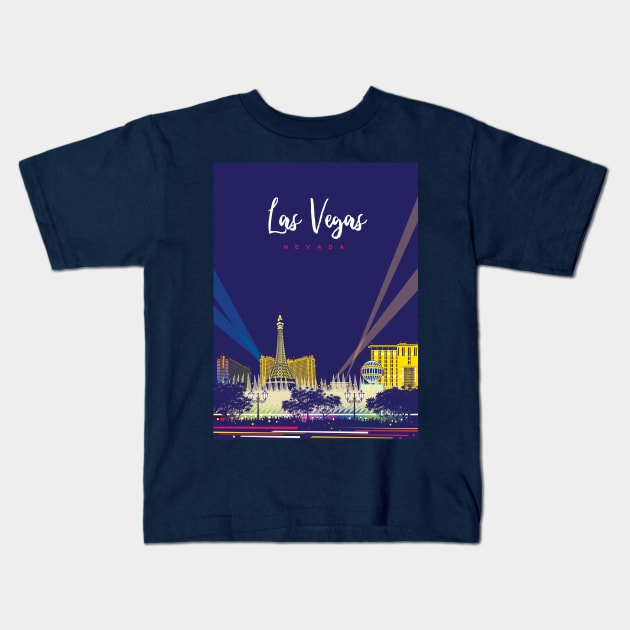 Las Vegas Kids T-Shirt by Sauher